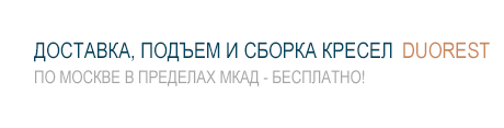 Бесплатная доставка и сборка кресел Duorest по Москве Бесплатная доставка и сборка кресел Duorest
